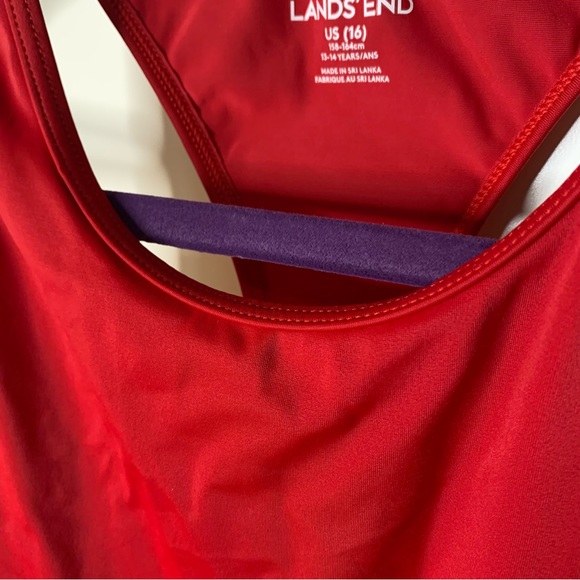 Girl’s Land’s End One-Piece Swimsuit - Picture 3 of 11